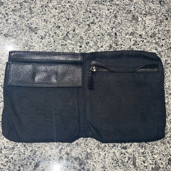 GUCCI |Authentic Gucci Vintage GG Canvas Belt Bag / Bum Bag - Picture 1 of 13